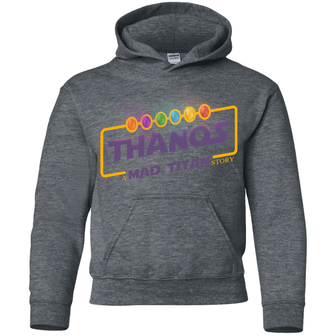 Sweatshirts Dark Heather / YS A Mad Titan Story Youth Hoodie