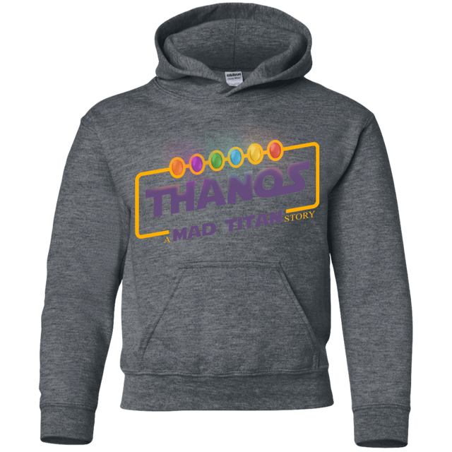 Sweatshirts Dark Heather / YS A Mad Titan Story Youth Hoodie