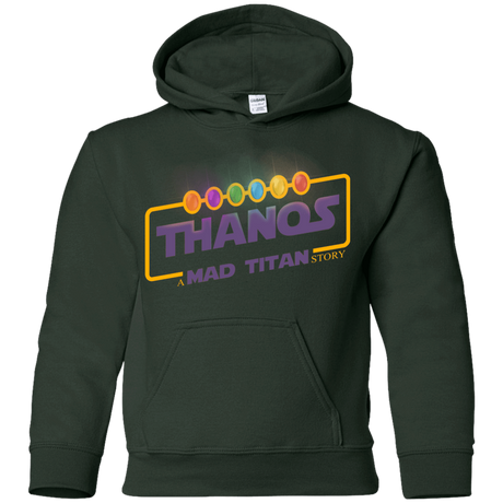 Sweatshirts Forest Green / YS A Mad Titan Story Youth Hoodie