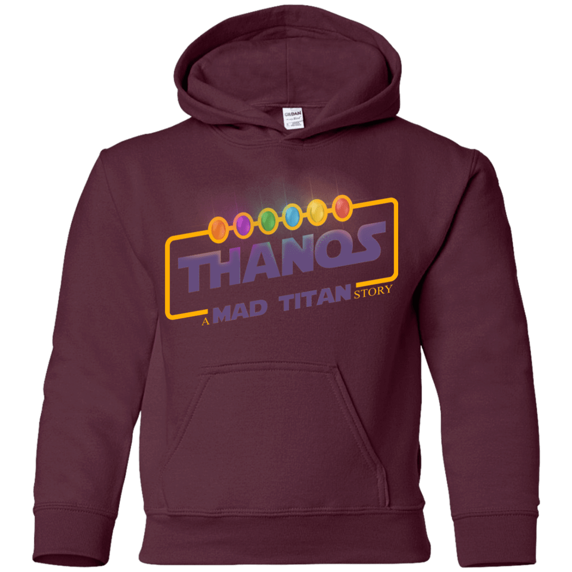 Sweatshirts Maroon / YS A Mad Titan Story Youth Hoodie