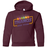 Sweatshirts Maroon / YS A Mad Titan Story Youth Hoodie