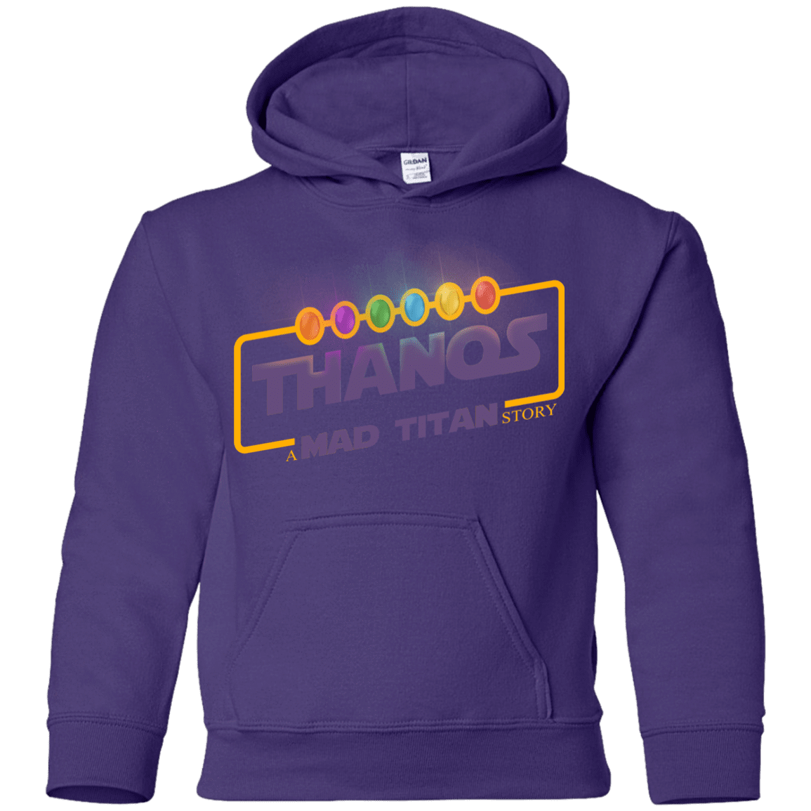 Sweatshirts Purple / YS A Mad Titan Story Youth Hoodie