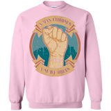 Sweatshirts Light Pink / Small A Man Chooses A Slave Obeys Crewneck Sweatshirt