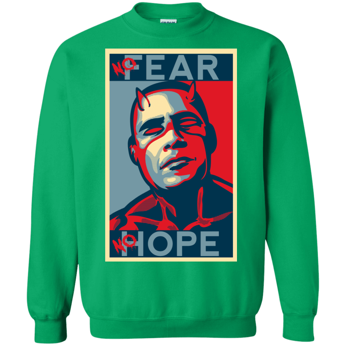 Sweatshirts Irish Green / S A man with no fear Crewneck Sweatshirt