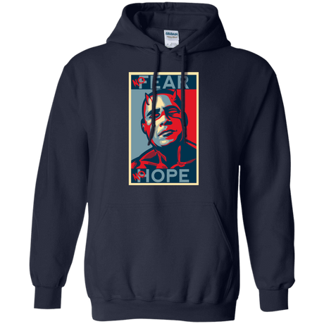Sweatshirts Navy / Small A man with no fear Pullover Hoodie