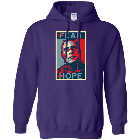 Sweatshirts Purple / Small A man with no fear Pullover Hoodie