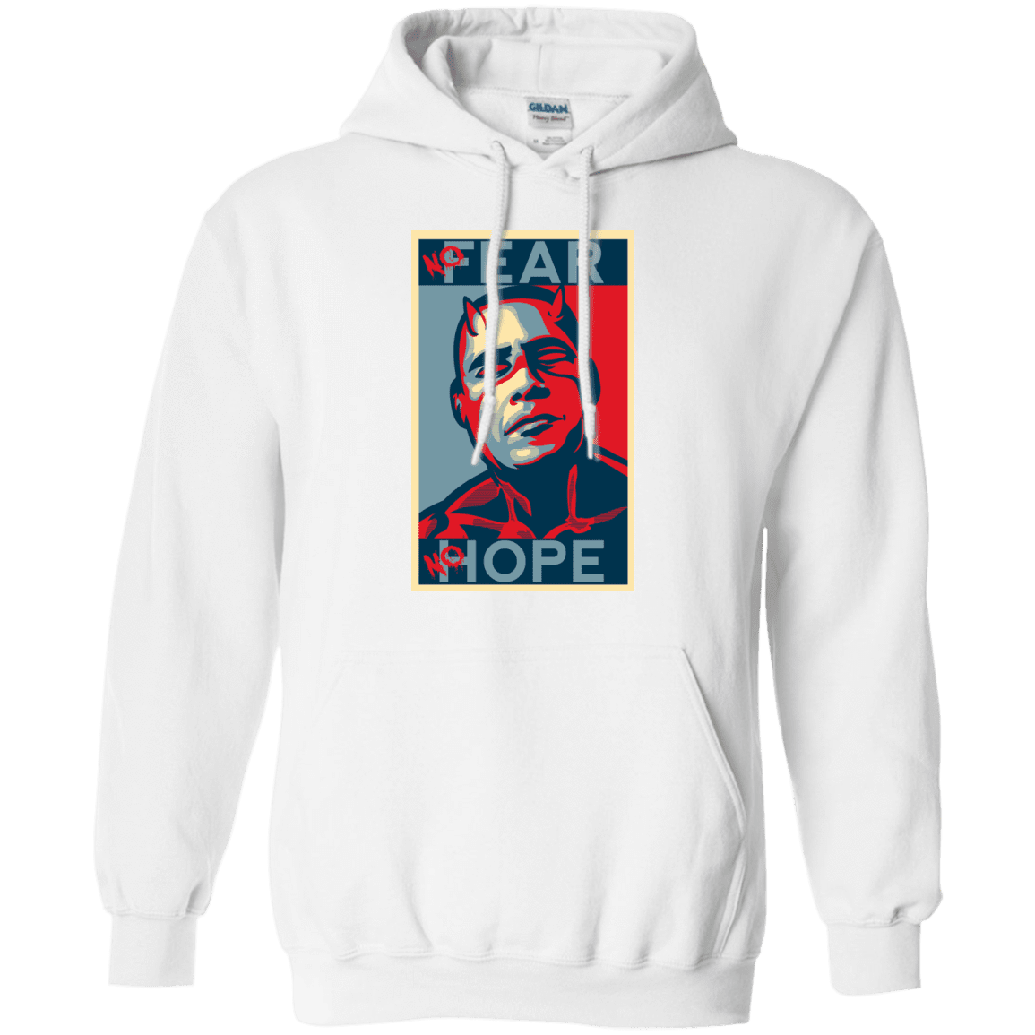 Sweatshirts White / Small A man with no fear Pullover Hoodie