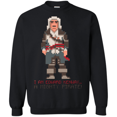 Sweatshirts Black / Small A Mighty Pirate Crewneck Sweatshirt