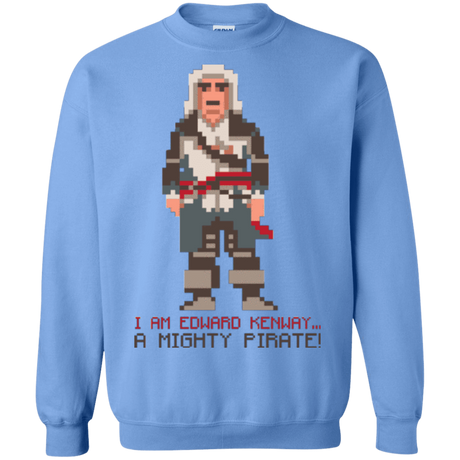 Sweatshirts Carolina Blue / Small A Mighty Pirate Crewneck Sweatshirt