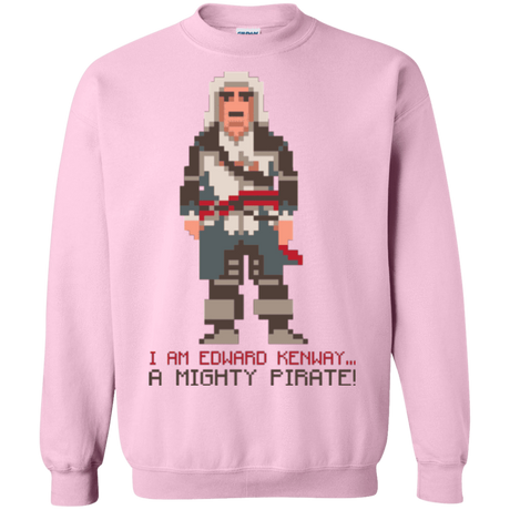 Sweatshirts Light Pink / Small A Mighty Pirate Crewneck Sweatshirt