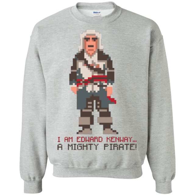 Sweatshirts Sport Grey / Small A Mighty Pirate Crewneck Sweatshirt