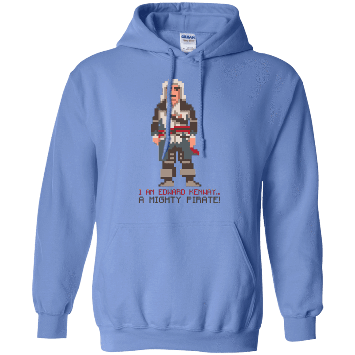 Sweatshirts Carolina Blue / Small A Mighty Pirate Pullover Hoodie
