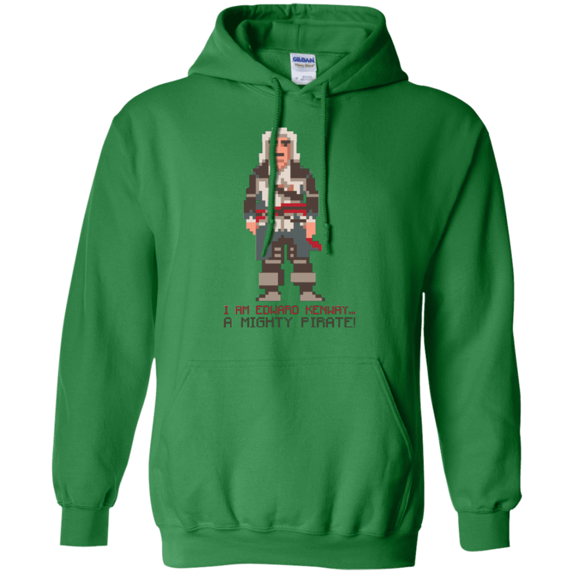 Sweatshirts Irish Green / Small A Mighty Pirate Pullover Hoodie