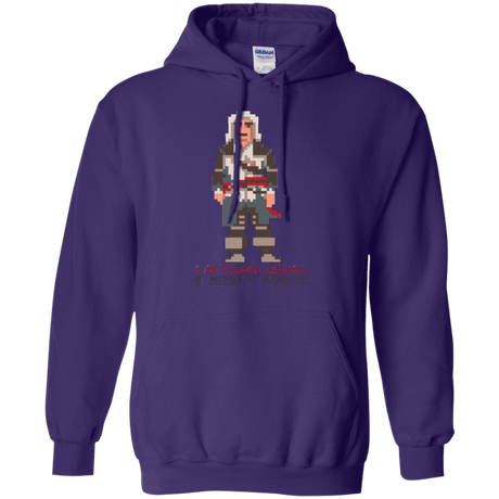 Sweatshirts Purple / Small A Mighty Pirate Pullover Hoodie