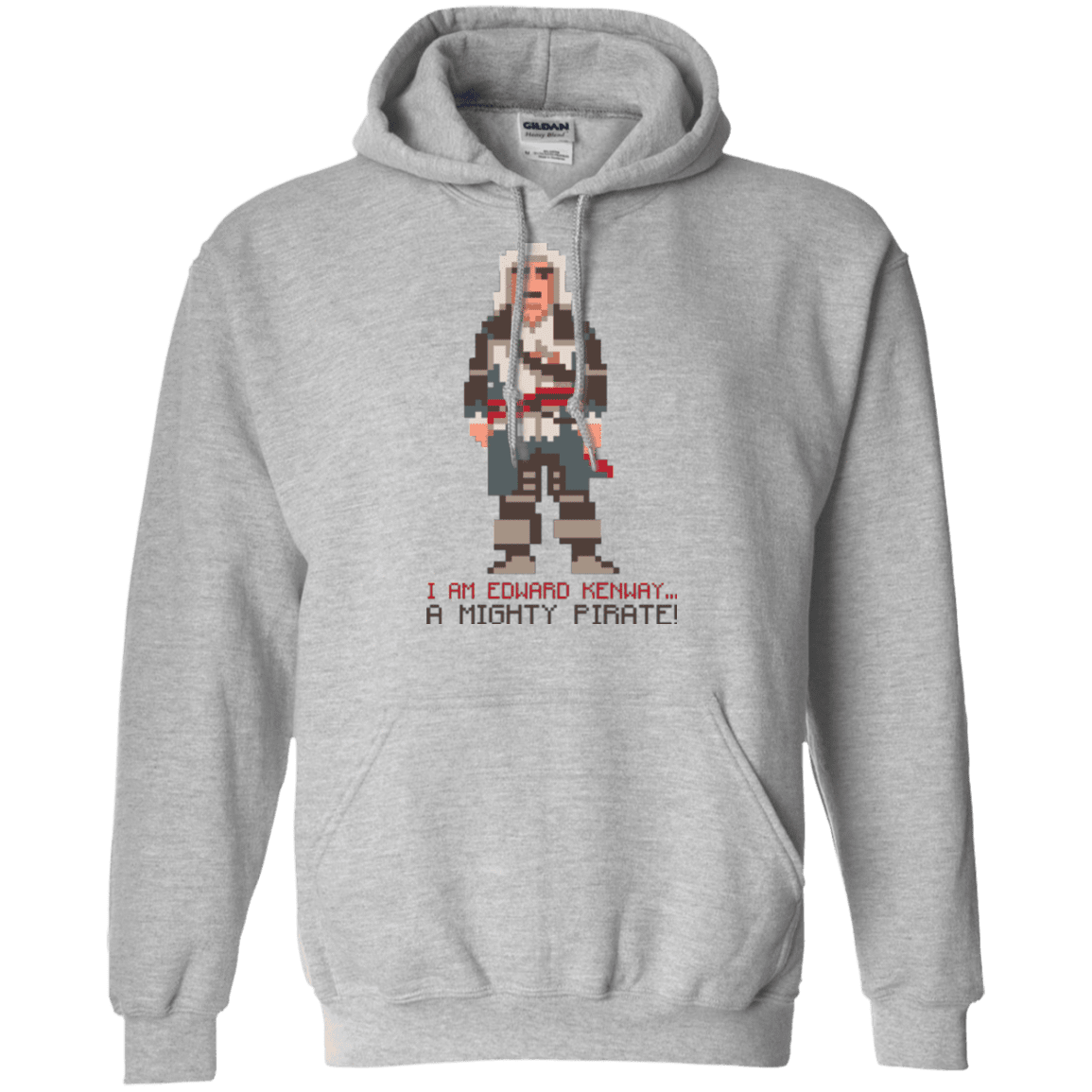 Sweatshirts Sport Grey / Small A Mighty Pirate Pullover Hoodie