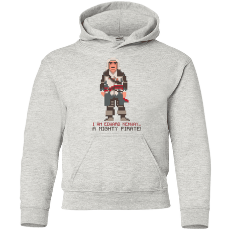 Sweatshirts Ash / YS A Mighty Pirate Youth Hoodie