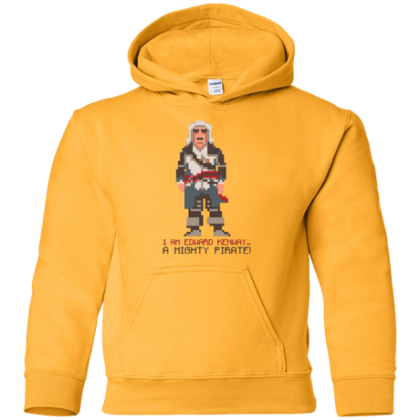 Sweatshirts Gold / YS A Mighty Pirate Youth Hoodie