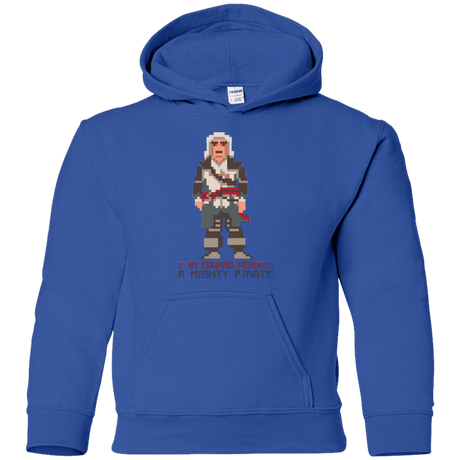 Sweatshirts Royal / YS A Mighty Pirate Youth Hoodie