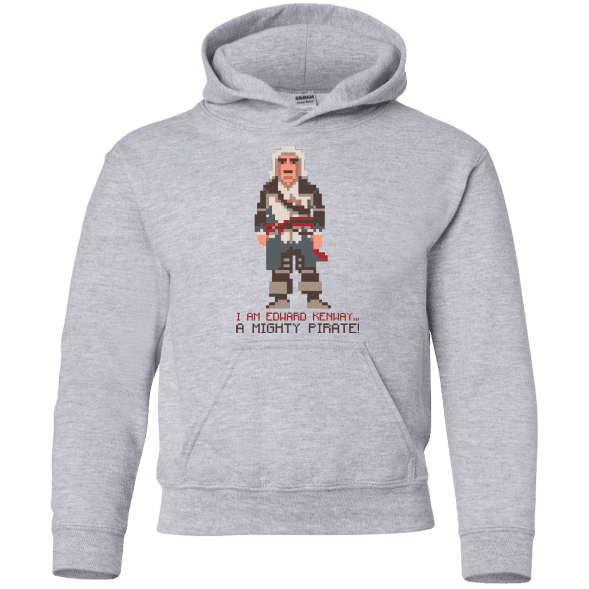 Sweatshirts Sport Grey / YS A Mighty Pirate Youth Hoodie