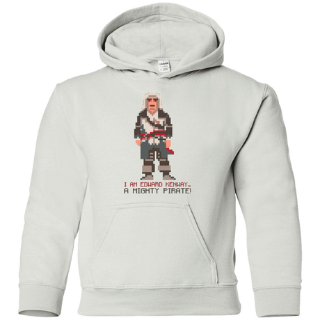 Sweatshirts White / YS A Mighty Pirate Youth Hoodie