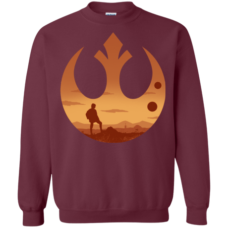 Sweatshirts Maroon / Small A New Future Crewneck Sweatshirt