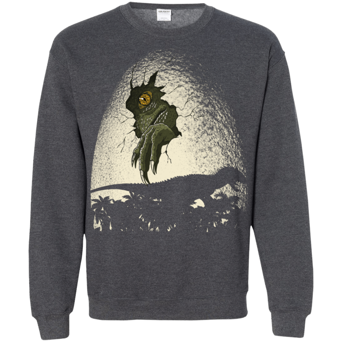 Sweatshirts Dark Heather / S A Nightmare is Born Crewneck Sweatshirt