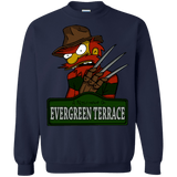 Sweatshirts Navy / Small A Nightmare on Springfield Sin Tramas Crewneck Sweatshirt