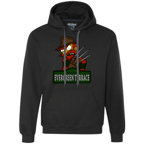 Sweatshirts Black / Small A Nightmare on Springfield Sin Tramas Premium Fleece Hoodie