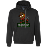 Sweatshirts Black / Small A Nightmare on Springfield Sin Tramas Premium Fleece Hoodie