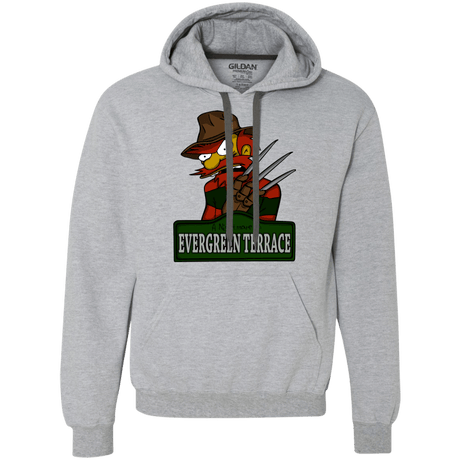 Sweatshirts Sport Grey / Small A Nightmare on Springfield Sin Tramas Premium Fleece Hoodie