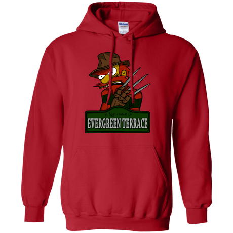 Sweatshirts Red / Small A Nightmare on Springfield Sin Tramas Pullover Hoodie