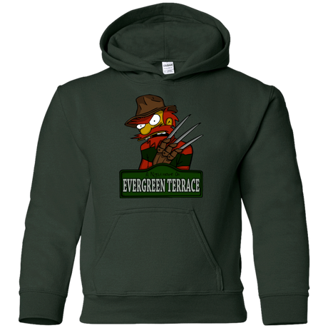 Sweatshirts Forest Green / YS A Nightmare on Springfield Sin Tramas Youth Hoodie