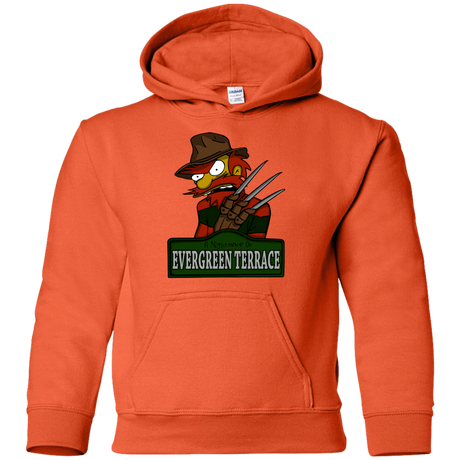 Sweatshirts Orange / YS A Nightmare on Springfield Sin Tramas Youth Hoodie