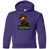 Sweatshirts Purple / YS A Nightmare on Springfield Sin Tramas Youth Hoodie