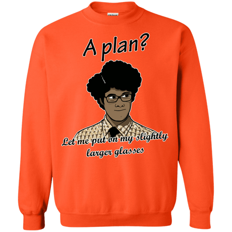 Sweatshirts Orange / Small A Plan Crewneck Sweatshirt