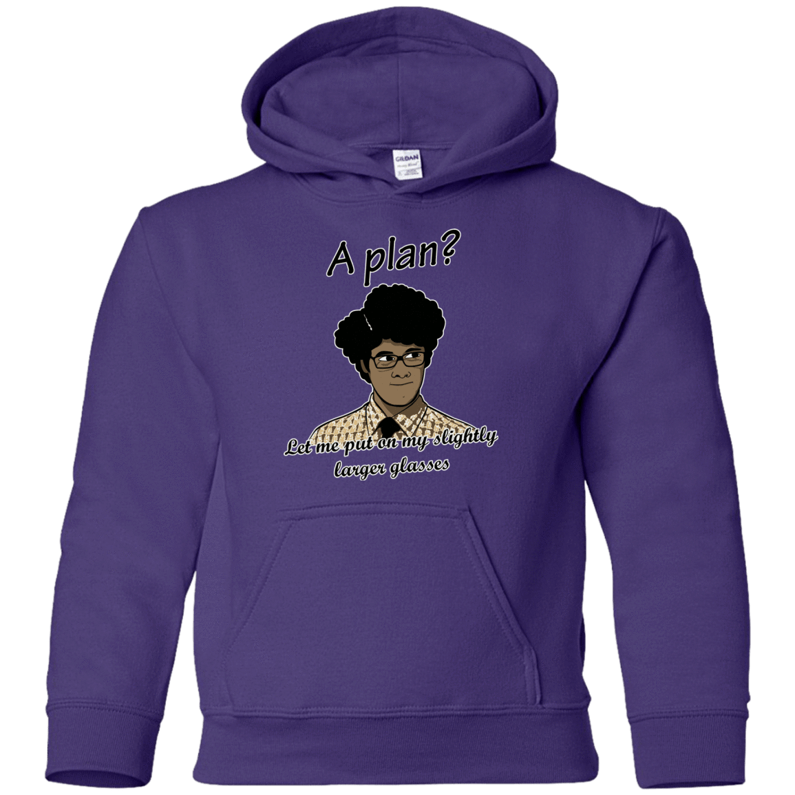 Sweatshirts Purple / YS A Plan Youth Hoodie