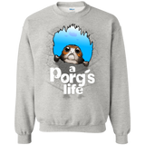 Sweatshirts Ash / Small A Porgs Life Crewneck Sweatshirt