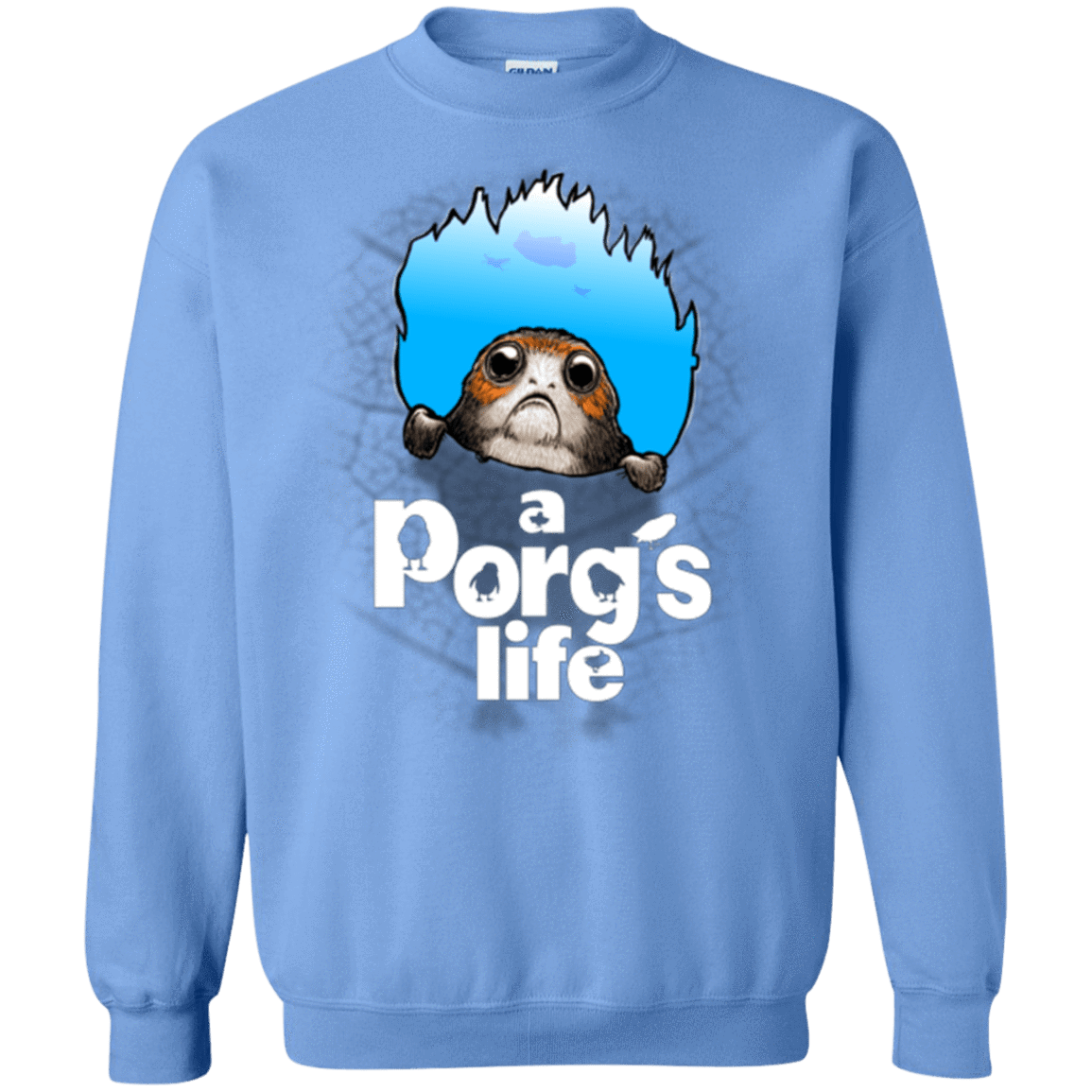 Sweatshirts Carolina Blue / Small A Porgs Life Crewneck Sweatshirt