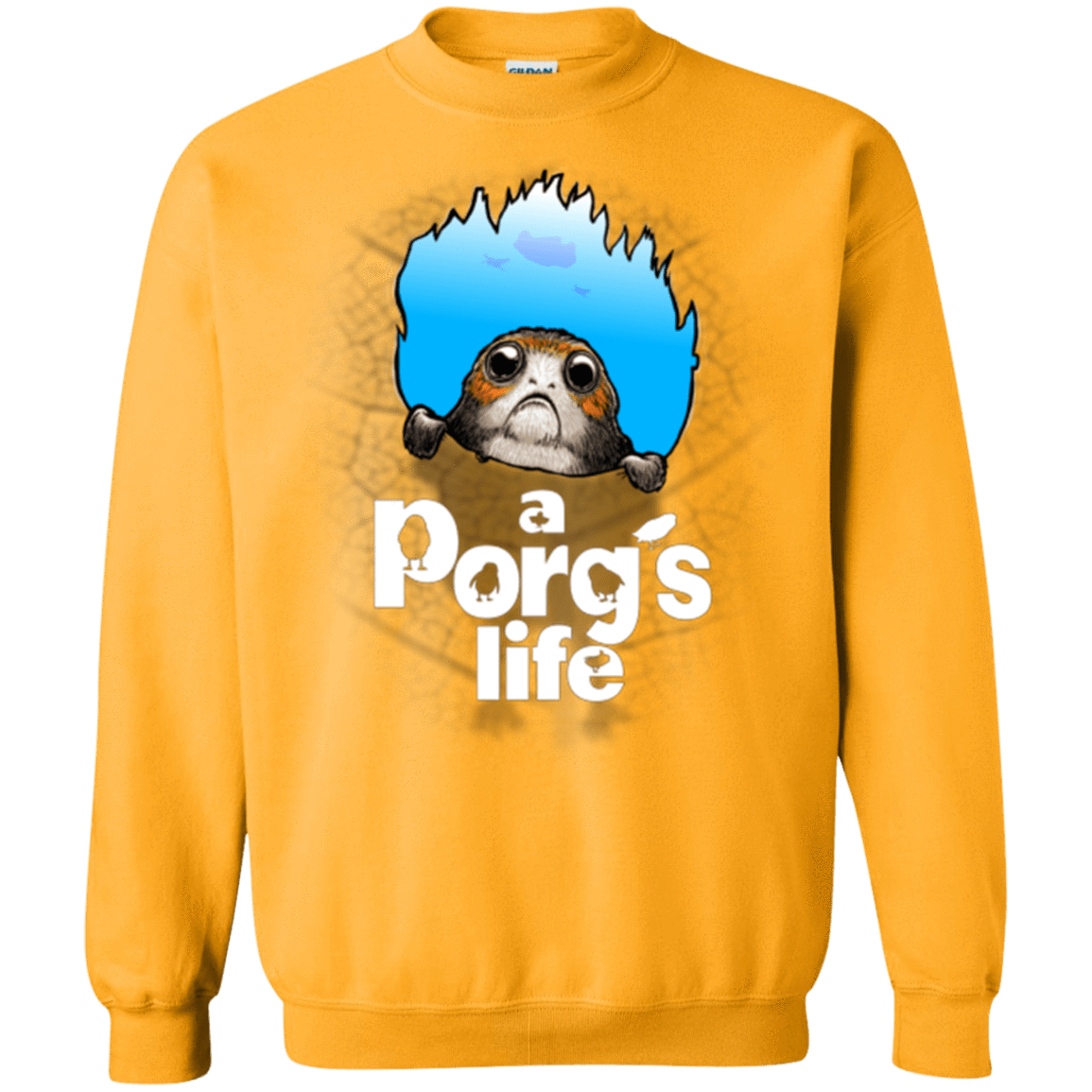 Sweatshirts Gold / Small A Porgs Life Crewneck Sweatshirt