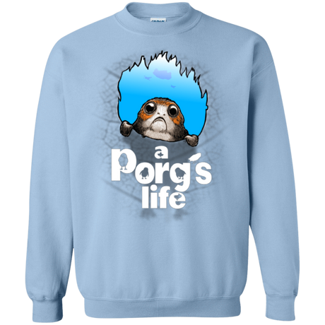 Sweatshirts Light Blue / Small A Porgs Life Crewneck Sweatshirt