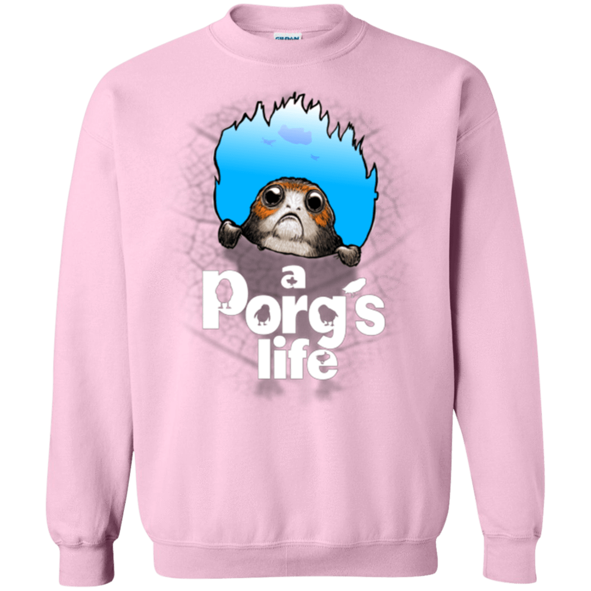 Sweatshirts Light Pink / Small A Porgs Life Crewneck Sweatshirt