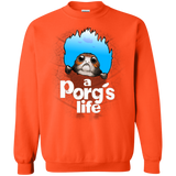 Sweatshirts Orange / Small A Porgs Life Crewneck Sweatshirt