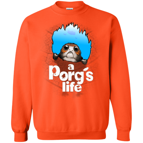 Sweatshirts Orange / Small A Porgs Life Crewneck Sweatshirt