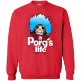 Sweatshirts Red / Small A Porgs Life Crewneck Sweatshirt