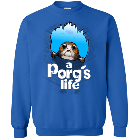 Sweatshirts Royal / Small A Porgs Life Crewneck Sweatshirt