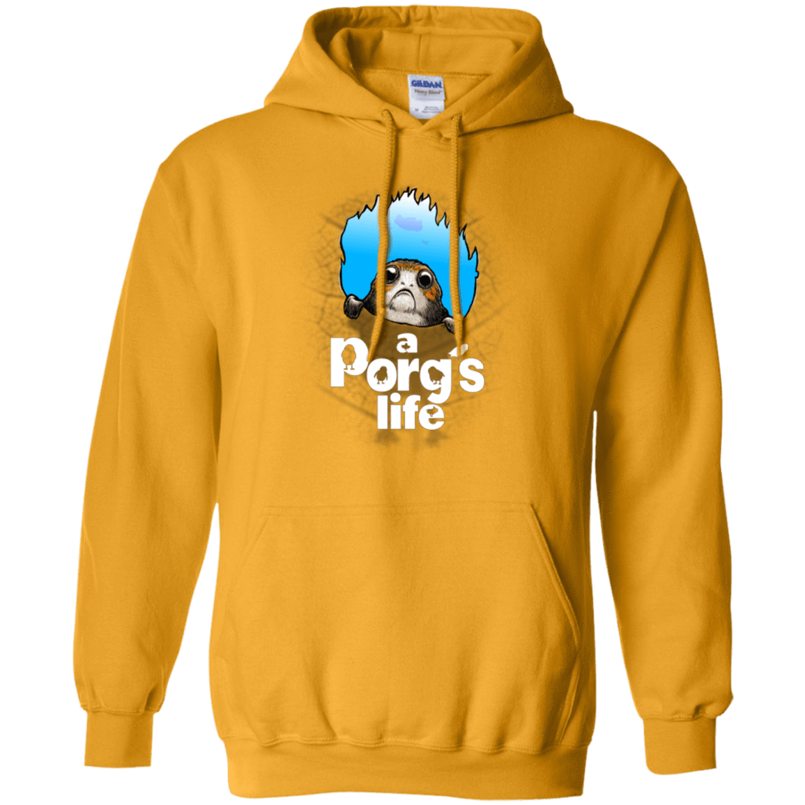 Sweatshirts Gold / Small A Porgs Life Pullover Hoodie