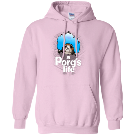 Sweatshirts Light Pink / Small A Porgs Life Pullover Hoodie