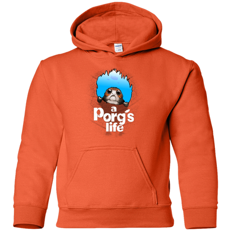 Sweatshirts Orange / YS A Porgs Life Youth Hoodie