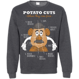 Sweatshirts Dark Heather / Small A Potato Anatomy Crewneck Sweatshirt