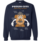 Sweatshirts Navy / Small A Potato Anatomy Crewneck Sweatshirt